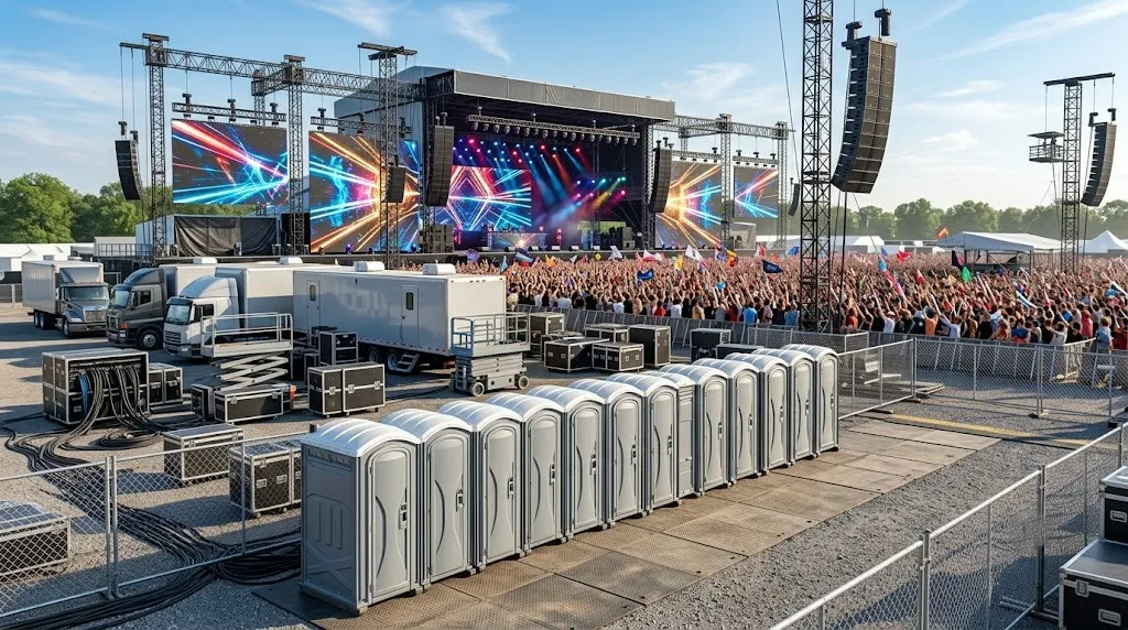 Concert Restroom Rental in Palm Harbor, FL